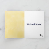 Krabbend naar herstel Kat Street Style Beterschap Kaart (Binnen)