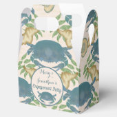 Krabbenfeest-waterverf Blauwe Krabben, Betrokkenhe Bedankdoosjes (Geopend)