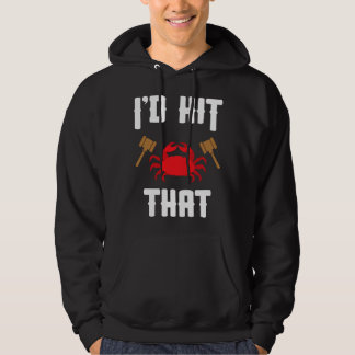 Krabbenliefhebbers Ik Zou Dat Grappige Maryland Ze Hoodie