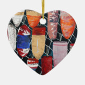  krabbenvisserij keramisch ornament (Voorkant)