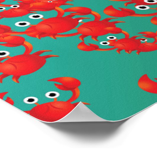 Krabbenwereld Poster (Hoek)