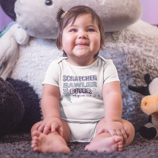 Krabber Huiler Bijter met Kat & Tranen Romper