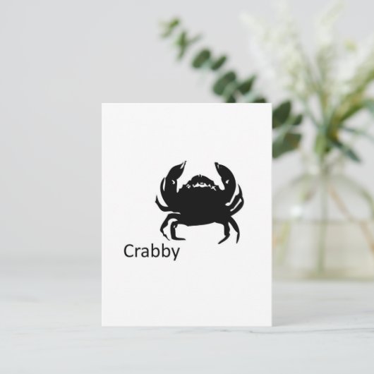 krabby briefkaart (Staand voorkant)