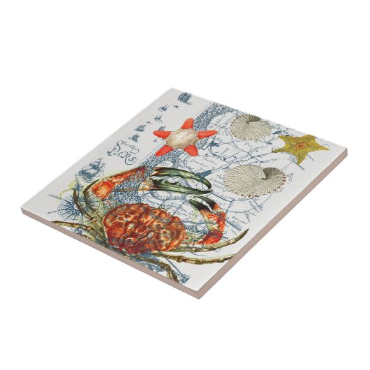 krabbykaartsterren tegeltje (Zijkant)