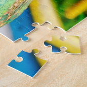 Krabeetende makaak legpuzzel (Zijkant)