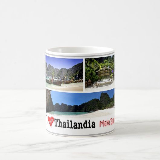 Krabi - Maya Bay - Thailand - I Love - Koffiemok (Center)