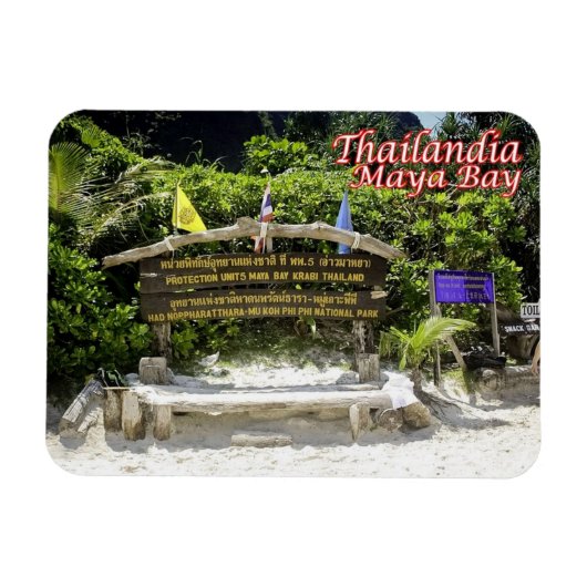 Krabi - Maya Bay - Thailand - Magneet (Horizontaal)