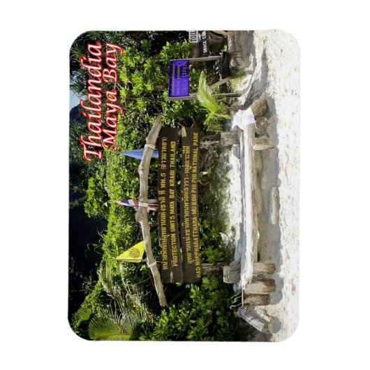 Krabi - Maya Bay - Thailand - Magneet (Verticaal)
