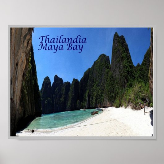 Krabi - Maya Bay - Thailand - Poster (Voorkant)