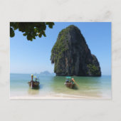 Krabi strand, Thailand. Briefkaart (Voorkant)
