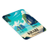 Krabi Thailand Beach Reizen Souvenir Magneet (Rechterzijde)