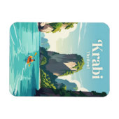 Krabi, Thailand Magneet (Horizontaal)
