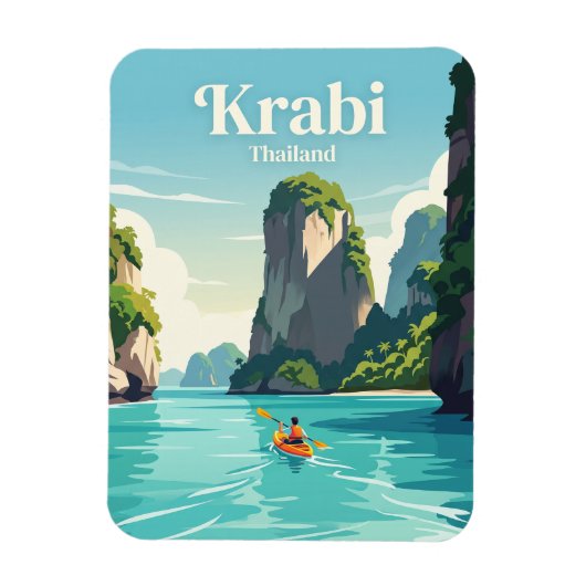 Krabi, Thailand Magneet (Verticaal)