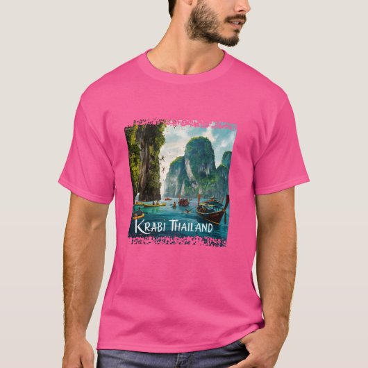 Krabi Thailand T-shirt (Voorkant)