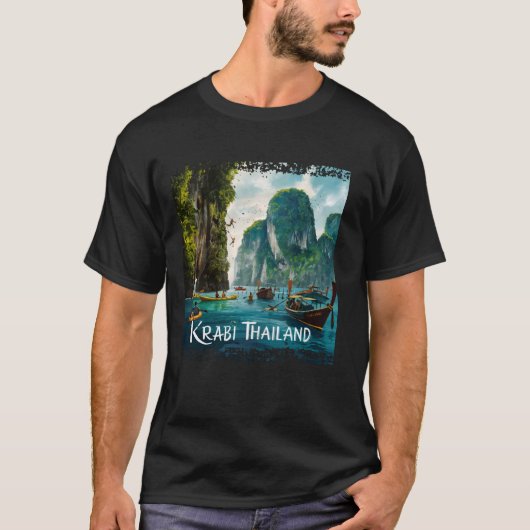 Krabi Thailand T-shirt (Voorkant)