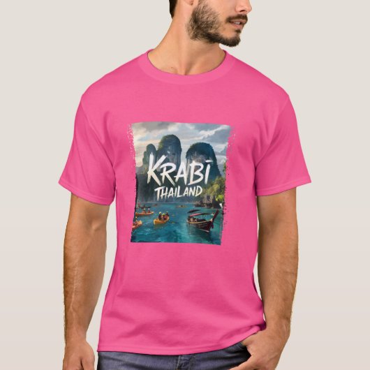 Krabi Thailand T-shirt (Voorkant)
