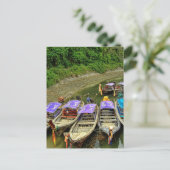 Krabi | watertaxi's briefkaart (Staand voorkant)