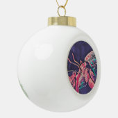 Krabketting Keramische Bal Ornament (Links)