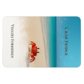 Krabkoelkast – Verboden groenten magneet (Horizontaal)