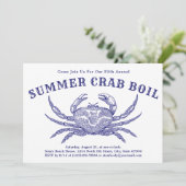 krabkook of bak uitnodiging Sjabloon (Staand voorkant)