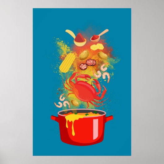 Krabkookpot Poster (Voorkant)