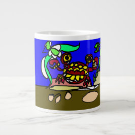 Krabkunst Grote Koffiekop