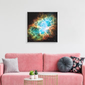 Krabnevel - Hubble-telescoop Canvas Afdruk (Insitu (Woonkamer))
