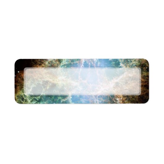 Krabnevel - Hubble-telescoop Etiket (Voorkant)