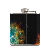 Krabnevel Supernova Rest Hubble Ruimtefoto Heupfles (Achterkant)