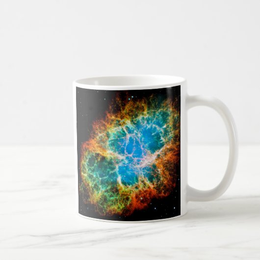 Krabnevel Supernova Rest Hubble Ruimtefoto Koffiemok (Rechts)