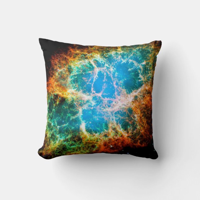 Krabnevel Supernova Rest Hubble Ruimtefoto Kussen (Voorkant)