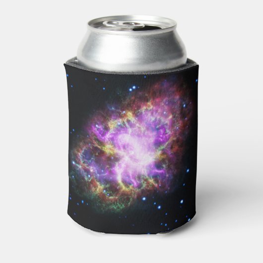 Krabnevel supernova restant Hubble Composiet Blikjeskoeler (Blikje Achterkant)