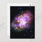 Krabnevel supernova restant Hubble Composiet Briefkaart (Voorkant / Achterkant)