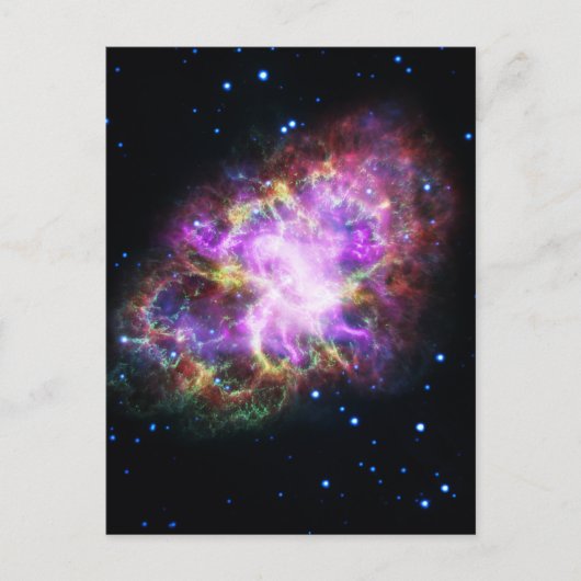 Krabnevel supernova restant Hubble Composiet Briefkaart (Voorkant)