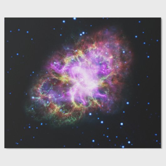 Krabnevel supernova restant Hubble Composiet Cadeaupapier (Vlak)