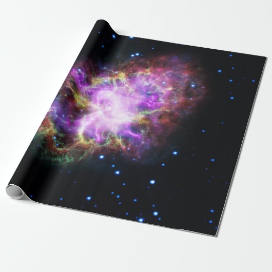 Krabnevel supernova restant Hubble Composiet Cadeaupapier (Uitgerold)