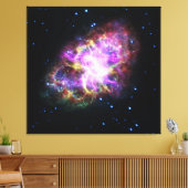 Krabnevel supernova restant Hubble Composiet Canvas Afdruk (Insitu (Woonkamer))
