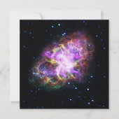 Krabnevel supernova restant Hubble Composiet Feestdagenkaart (Voorkant)