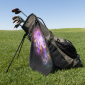 Krabnevel supernova restant Hubble Composiet Golfhanddoek (Groen)