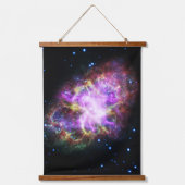 Krabnevel supernova restant Hubble Composiet Hangend Wandkleed (Voorkant)