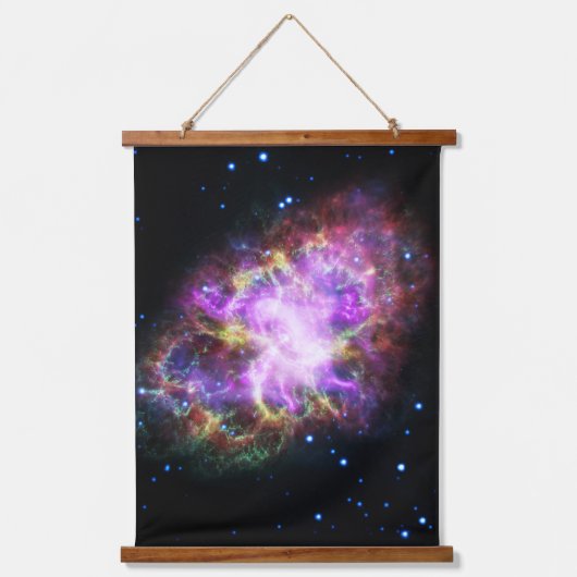 Krabnevel supernova restant Hubble Composiet Hangend Wandkleed (Voorkant)