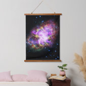 Krabnevel supernova restant Hubble Composiet Hangend Wandkleed (Slaapkamer)