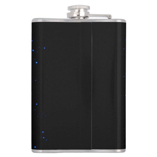 Krabnevel supernova restant Hubble Composiet Heupfles (Achterkant)