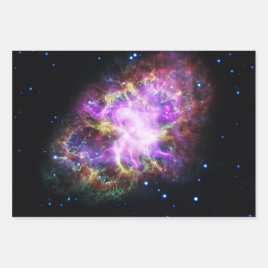 Krabnevel supernova restant Hubble Composiet Inpakpapier Vel (Voorkant)