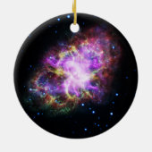 Krabnevel supernova restant Hubble Composiet Keramisch Ornament (Achterkant)