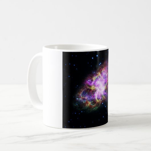 Krabnevel supernova restant Hubble Composiet Koffiemok (Voorkant links)