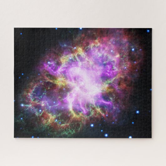 Krabnevel supernova restant Hubble Composiet Legpuzzel (Horizontaal)