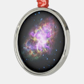 Krabnevel supernova restant Hubble Composiet Metalen Ornament (Links)