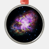 Krabnevel supernova restant Hubble Composiet Metalen Ornament (Voorkant)