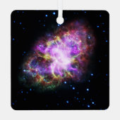 Krabnevel supernova restant Hubble Composiet Metalen Ornament (Achterkant)